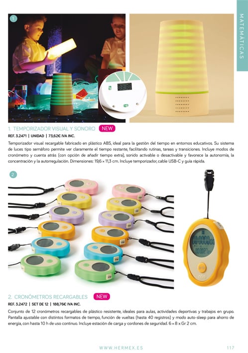 Grandes novedades sensoriales