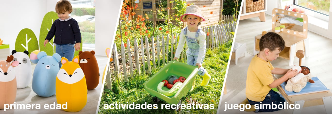 Primera edad, actividades recreativas y juego simbólico